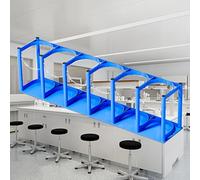 Support de bouteille d'oxygène sur pied pour 1 à 6 réservoirs, support de rangement en acier durable, support de réservoir d'oxygène médical pour usage domestique et hôpital