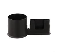 Support de bouteille pour planche à pagaie debout pour bouteilles d'eau, support sécurisé avec fixation élastique, accessoire en plastique pour et pour kayak, noir (noir)