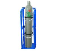 Support de bouteille, support de bouteille d'oxygène robuste en acier, étagère fixe for bouteille de gaz, base de support de bouteille for atelier d'usine et garage(# 24cm/9.4in-31x30x100cm)