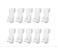 Support de bouteilles de pulvérisation pour porte d'armoire, support de bouteilles à suspendre sous l'évier, support de rangement en plastique pour fournitures de nettoyage, blanc