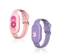 Support de bracelet en silicone pour Samsung Galaxy SmartTag2 2023, 2 bracelets étanches réglables et 2 coques avec instructions (français non garanti). Silicone sûr pour les enfants, protection à 360