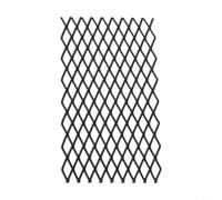 Support de braise en acier robuste conçu pour éviter les chutes dans les braises et prolonger la durée de combustion pour des soirées confortables dans le jardin ou le salon, noir (19,1 x 30 cm)