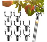 Support de Branche d'arbre 8pcs Metal Tree Brace Branch Crutch Stakes pour Jeune Support de Fruits Branches Branches ornementales