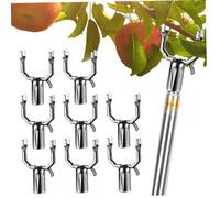 Support de Branche d'arbre 8pcs Metal Tree Brace Branch Rassemblage Crutch Stakes pour Jeune Support de Fruits Branches Branches ornementales vergers, béquille