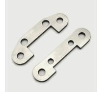 Support de bras avant en acier inoxydable argenté pour Team Losi 1/6 Super Baja Rey LOS254048