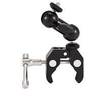 Support de Bras D'adaptateur à Tête Sphérique Multifonction pour Photographie Réglable, Support de Bras à Double Boule en Alliage D'aluminium Léger pour Appareils Photo, Caméscopes et