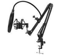 Support de bras de ciseaux professionnel pour support de Microphone Bm800 avec un support en porte-à-faux araignée support de micro universel à montage anti-choc 1