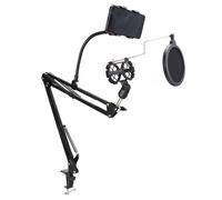 Support de bras de Suspension de Microphone pour support de Clip de micro, Clip de montage d'établi, protection contre la pulvérisation