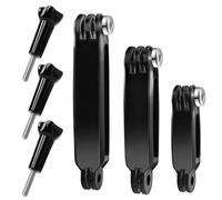 Support de Bras D'extension Adaptateurs de Fixation Réglables GoPro Accessoires kit Bras de Rallonge avec Vis Moletée pour GoPro Hero 10/9/8/7/6/5/4 et Autres Caméras d'action