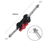 support de bras magique articulé 12mm Double rotule 1/4 ""vis pour DSLR caméra DV moniteur lumière trépied Live support de chaussure - Type New Type E