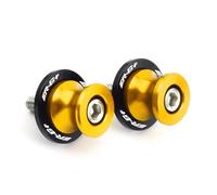 Support de Bras Oscillant Pour ER-6N ER-6F Vis CNC Pour Bras Oscillant De Moto(Yellow ER6F)