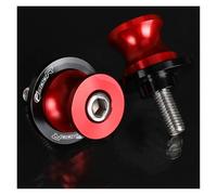 Support de Bras Oscillant POUR F800R 2008-2019 2018 2017 2016 2015 Accessoires Moto Aluminium CNC 8 Mm Diabolos De Bras Oscillant Vis De Support De Curseur(8MM Red LOGO)