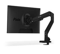 Support de Bras pour Moniteur Simple Pixio PS1S Wave Noir - Compatible avec des moniteurs jusqu'à 32" et 19,8 lbs. Compatibilité VESA et Gestion des câbles intégrée.