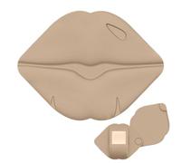Support de brillant à lèvres avec miroir, support de rouge à lèvres 2 en 1 en silicone | Autocollant, doux comme de la soie, rotatif à 360° | Parfait pour les smartphones | Idéal pour la maison, les v