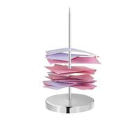 Support de broche de reçus : la brochette de facture chromée pour le bureau, support de papier robuste avec pics a une excellente stabilité et vous permet de recevoir des reçus, des factures ou un