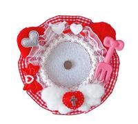 Support de broche multifonction en dentelle fait à la main - Accessoire rempli de plateau pour femme à la mode - Joli porte-badge, taille unique, Comme décrit