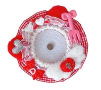 Support de broche multifonction en dentelle fait à la main - Accessoire rempli de plateau pour femme et fille - Rangement de broches tendance