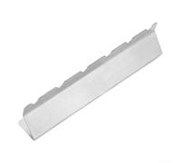 Support de brochettes de barbecue en acier inoxydable avec base surélevée - Support en métal pour kebab plat pour éviter de brûler les outils de fête en plein air 36,8 cm (A)