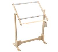 Support de Broderie en Bois, Métier à Broder sur Pied avec Hauteur Réglable, Cadre de Point de Croix pour Tapisserie, 100 cm