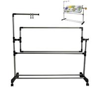 Support de Broderie sur Pied à Hauteur réglable - Support en Acier Inoxydable pour Point de Croix et Couture Artistique - Idéal pour Le Quilting et Divers projets