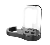 Support De Brosse À Dents, Compatible avec Les Brosses À Dents Électriques Oral-B IO3, IO4, IO5, IO6, Support De Rangement for Têtes De Brosse EB17 avec Bac À Poussière(Black)