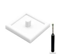 Support de brosse à dents électrique pour brosse à dents Oral B Braun avec plateau d'égouttement (blanc) (simple)