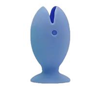 Support de brosse à dents multifonction, support à ventouse, protecteur de brosse à dents avec silicone souple, organisateur de salle de bain en forme de poisson amusant, accessoires de soins dentaire