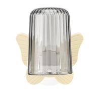 Support de brosse à dents mural sans trou de poinçon sans support de brosse à dents multifonctionnel avec tasse de rince-bouche pour organisation de salle de bain en plastique (Blanc crème)