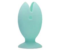 Support De Brosse À Dents Rose, Bleu, Vert pour - Support en Silicone | Souple en Forme De Poisson, Housse Décorative sans Poussière | Protecteur De Tête De Brosse À Dents sur Pied, Outil De Ran
