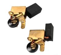 Support de brosse de carbone de rechange pour routeur Bosch POF1200AE POF1400ACE Modèles Numéro de pièce 1609203V51 Support en carbone en métal Lot de 2 pièces d'entretien d'outils électriques