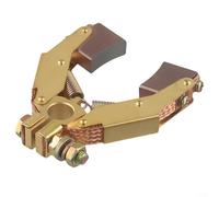 Support de brosse en carbone en cuivre en forme de V pour machine à échouer et moteur à courant continu - Performance stable - Haute fiabilité - Pièce industrielle 12,5 x 32 mm