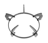 Support de brûleur à anneau de support de brûleur à gaz de chaudière à friture Support de casserole Trépied en fer adapté à la série de cadres en acier Trépied en fonte Rond en acier inoxydable