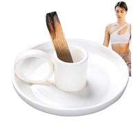 Support de brûleur Holy Santo, Support de bâton d'encens Bol de cendrier | Porte-herbes Bâtons d'encens pour cèdre Santo, rituels de combustion, aromathérapie, nettoyage, médita
