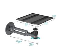 Support de budgétaire mural en alliage d'aluminium,support rapide pour articles universels à trou de vis de 1/4 pouces,capacité de chargement d'1948 XGIMI TD 10 - Type Stand with tray
