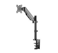 Support de bureau à ressort à gaz Techly ICA-LCD 515B pour moniteurs LCD de 17 à 32", 8 kg