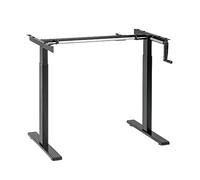 Support de Bureau Assis/Debout réglable manuellement, 2 Compartiments télescopiques