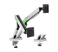 Support de bureau de jeu Aisens à contrepoids pivotant et inclinable pour moniteur-TV 16 kg - 3 piv