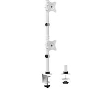 Support de bureau double cran VIVO avec r glage de la hauteur et plaques VESA pour 2 crans LCD ultra-larges jusqu' 34 pouces (Stand-V002RW)