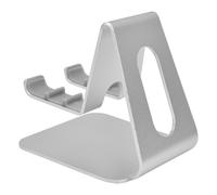 Support de bureau en aluminium, support durable pour smartphone avec coussinet en silicone compatible avec tous les smartphones et tablettes