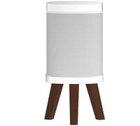 Support de bureau en bois pour haut-parleurs Sonos One, One SL, Play 1, support de table avec tapis antidérapant pour haut-parleurs Sonos, blanc