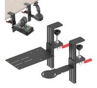 Support de bureau entièrement compatible avec Thrustmaster Hotas Warthog, WINWING Orion2 Hotas Metal Warthog, VKB STECS Standard, VKB STECS MINI Plus, VPC T-50CM3 virpil accélérateur et joystick VPC.