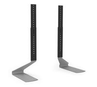 Erard Paire de pieds TV Fit-Up XXL pour TV 40-85" Noir et Argent