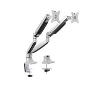 supports de bureau full motion KIMEX 015-2502 Full Motion pour 2 écrans PC 13-32 Gris G