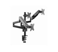 Support de bureau - Gembird - MA-DA3-01 - Pour 3 moniteurs 27"" - VESA 100 - Max 21Kg - Noir