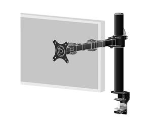 SUPPORT DE BUREAU IIYAMA A PINCES POUR 1 MONITEUR plats jusqu'à 30 Pivot 90° VESA DS1001C-B1