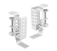 Support de bureau latéral réglable pour ordinateur portable - Pas de perçage - Support vertical pour ordinateur portable - Organiseur pour ordinateur portable - Support pour ordinateur portable