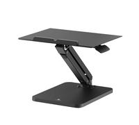 Support de bureau Maclean pour écran ou ordinateur portable Vérin à gaz pour la position debout et assise noir MC-493