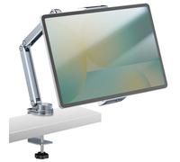Support de Bureau Magnétique Réglable pour Smartphone et Tablette Gris
