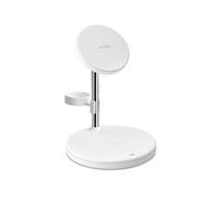 Support De Bureau MagSafe Station 3-En-1 Blanc