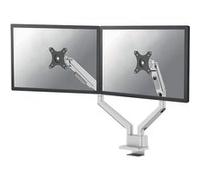 Support de bureau Next Slim Double Display NEOMOUNTS BY NEWSTAR avec pince topfix et passe-câble